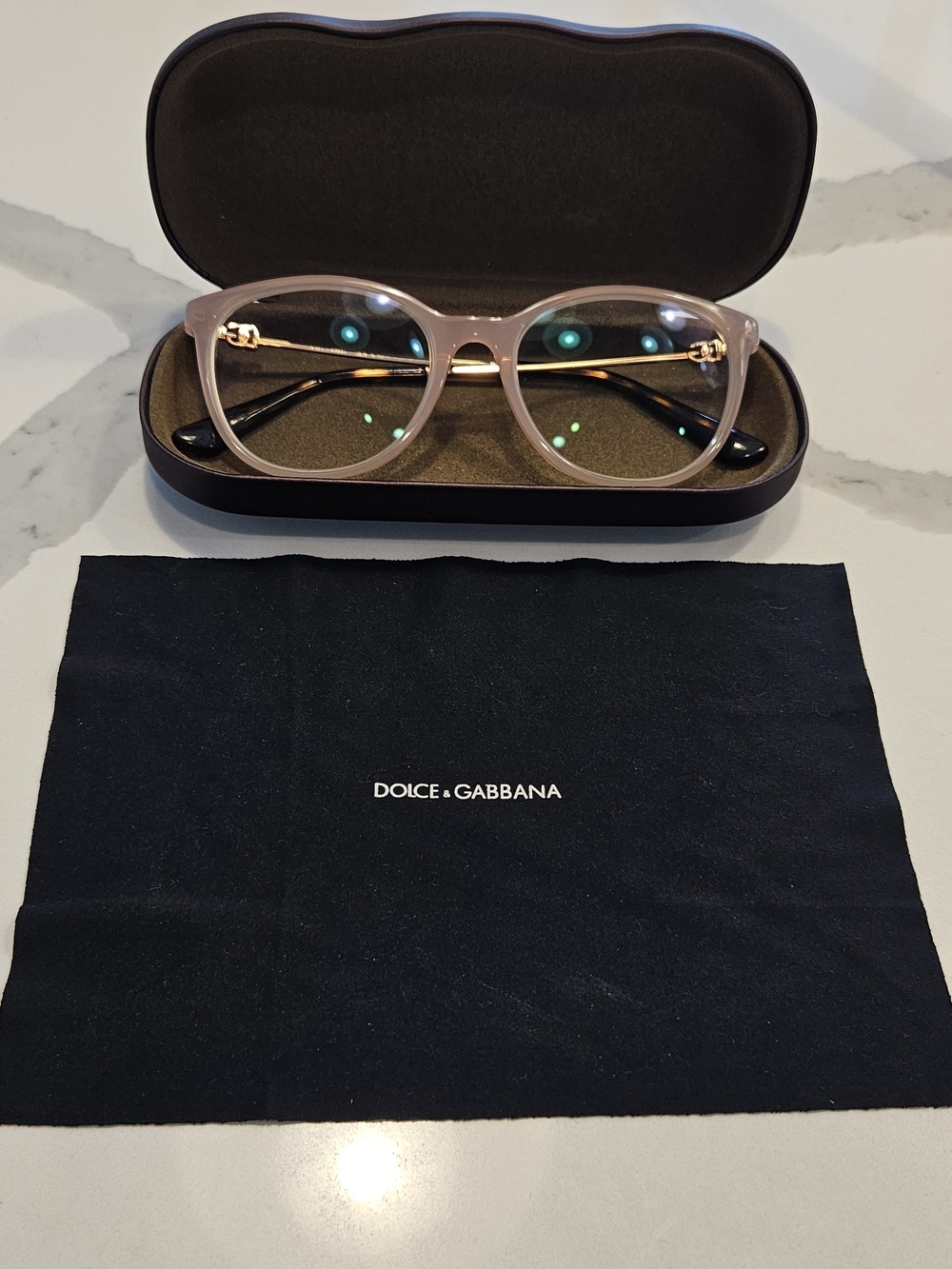 Dolce & Gabbana Women's Pink Frame Eyeglasses